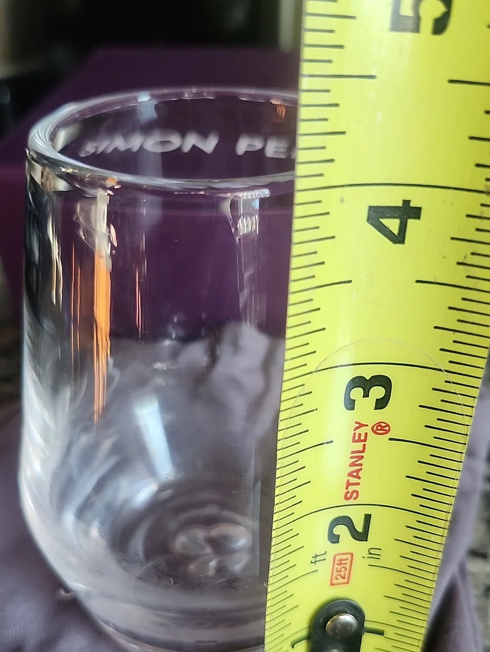 Simon Pearce Clear Bristol Stemless Tumbler With Box & Pouch